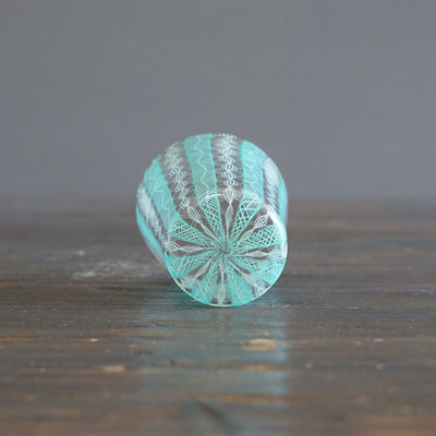 Aqua Lace Tumbler #U11L