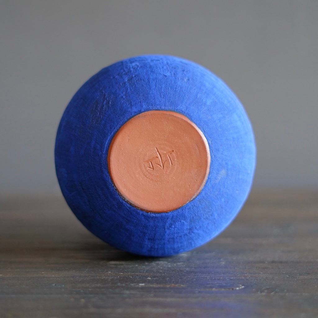 Blue / Yellow Dino Vase #JT407H