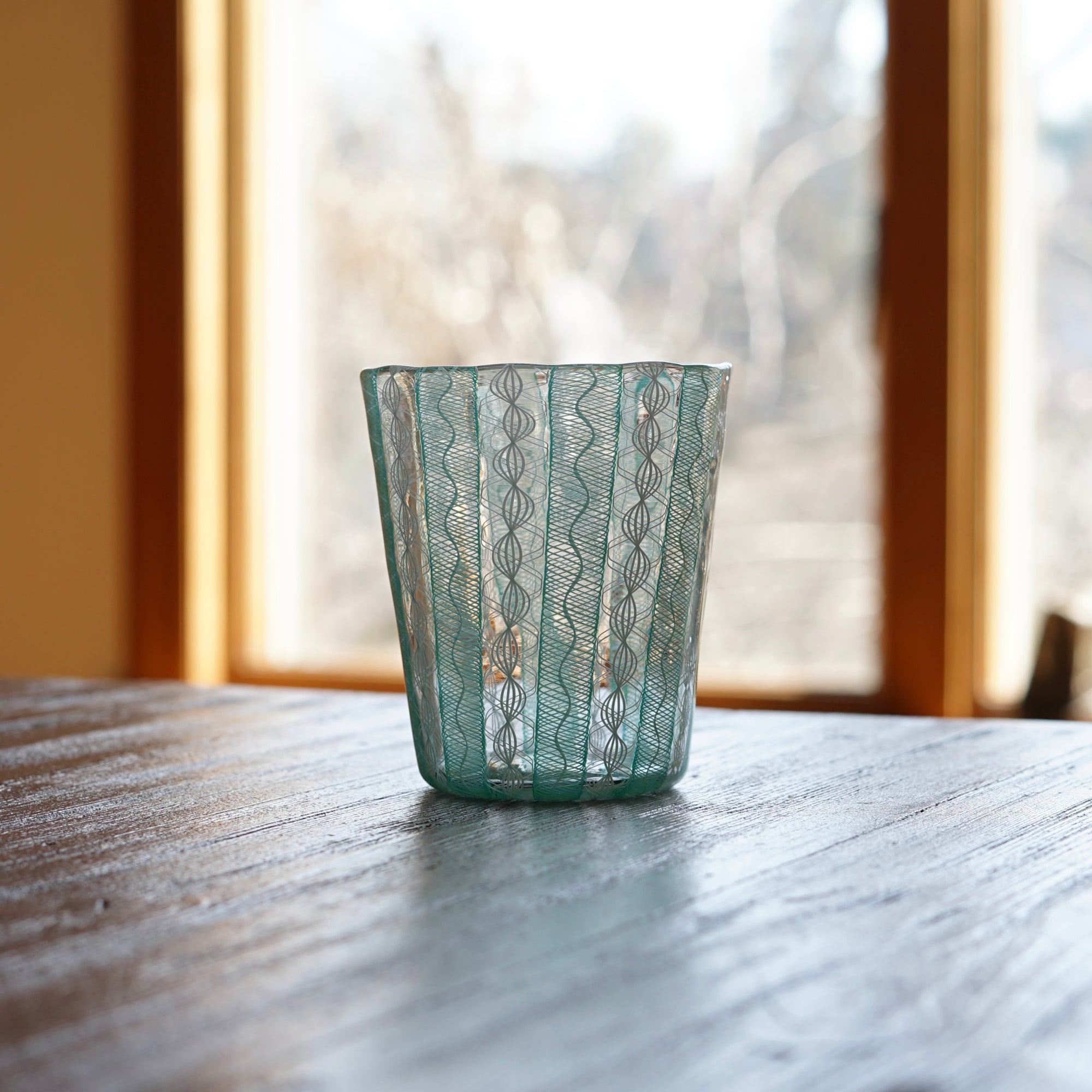 Aqua Lace Tumbler #U11K