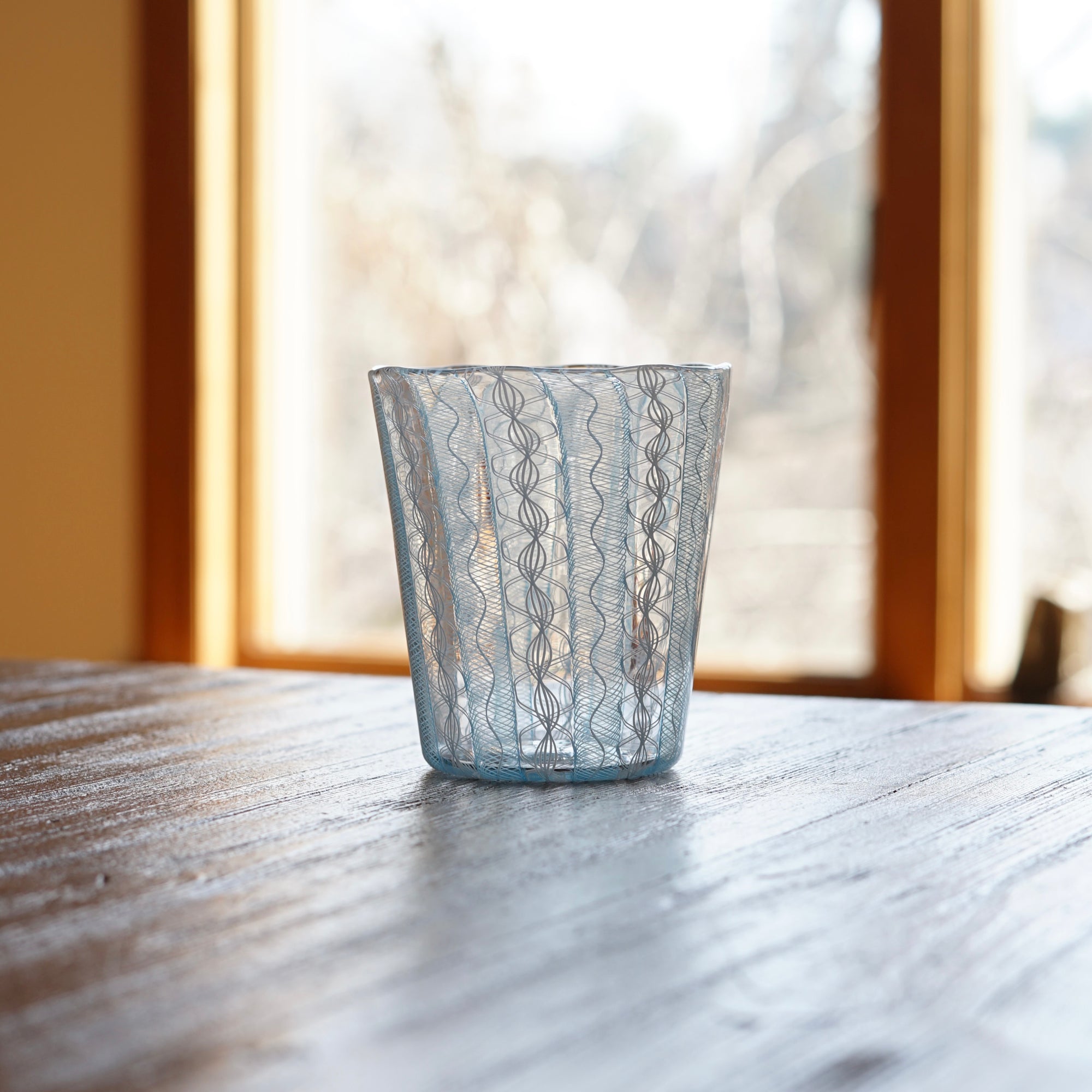 Sky Blue Lace Tumbler #U11M