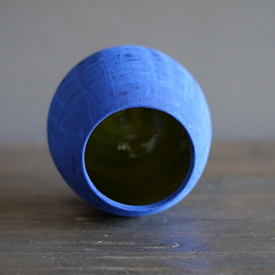 Blue / Green Dino Vase #JT407i