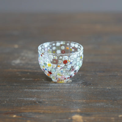 Flower Garden Murrini GUINOMI Sake Cup #F3A