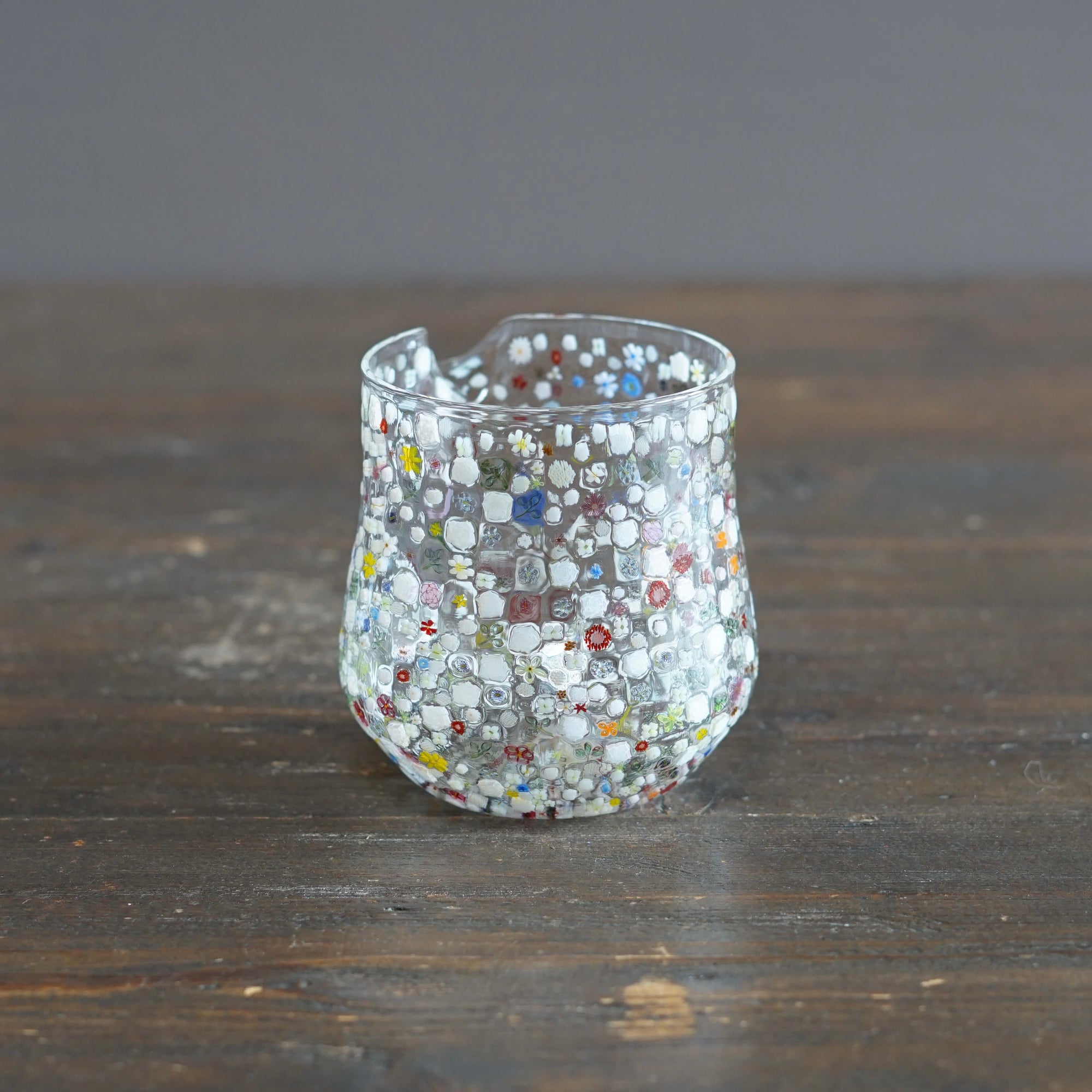 Flower Garden Murrini KATAKUCHI Sake Server #F2