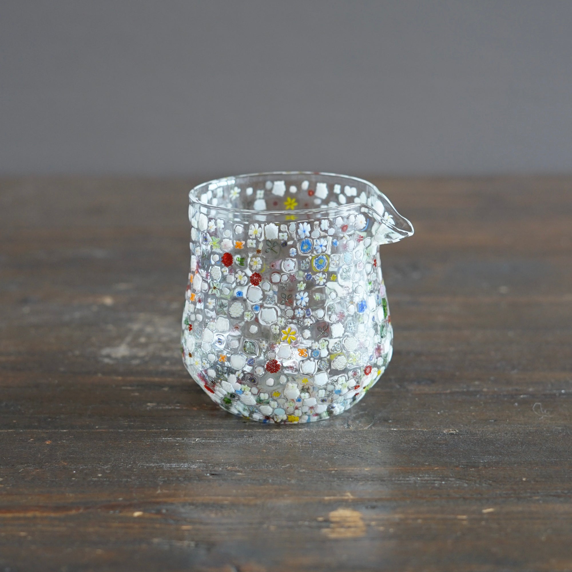 Flower Garden Murrini KATAKUCHI Sake Server #F2