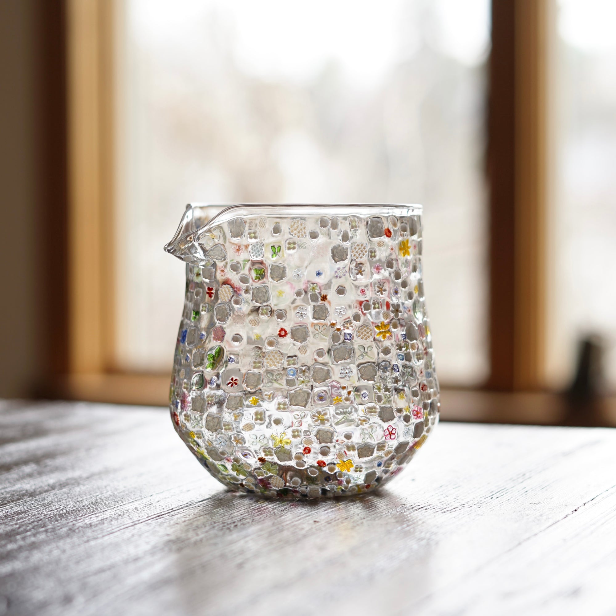 Flower Garden Murrini KATAKUCHI Sake Server #F2