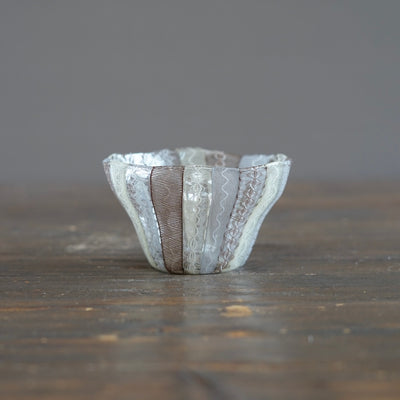 Gray Lace Dessert Cup #U19A