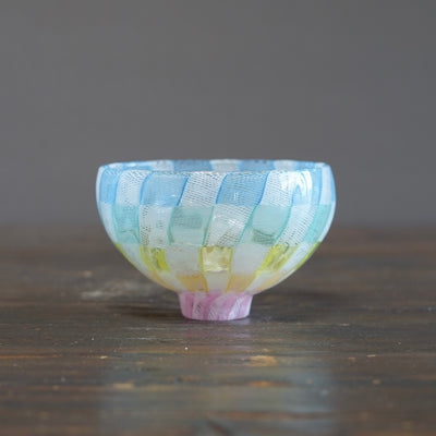 Checker Lace Tea Ceremony Bowl #U13