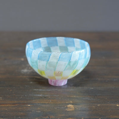Checker Lace Tea Ceremony Bowl #U13