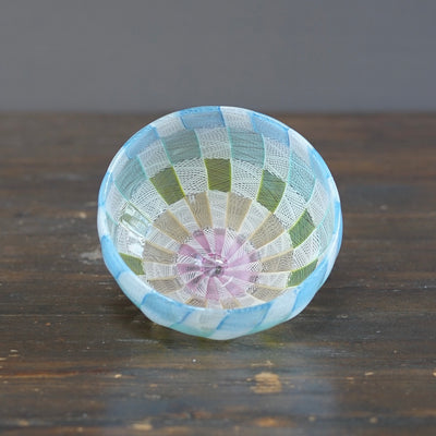 Checker Lace Tea Ceremony Bowl #U13