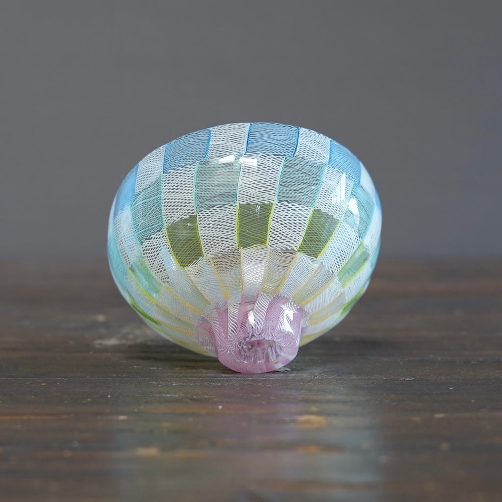 Checker Lace Tea Ceremony Bowl #U13