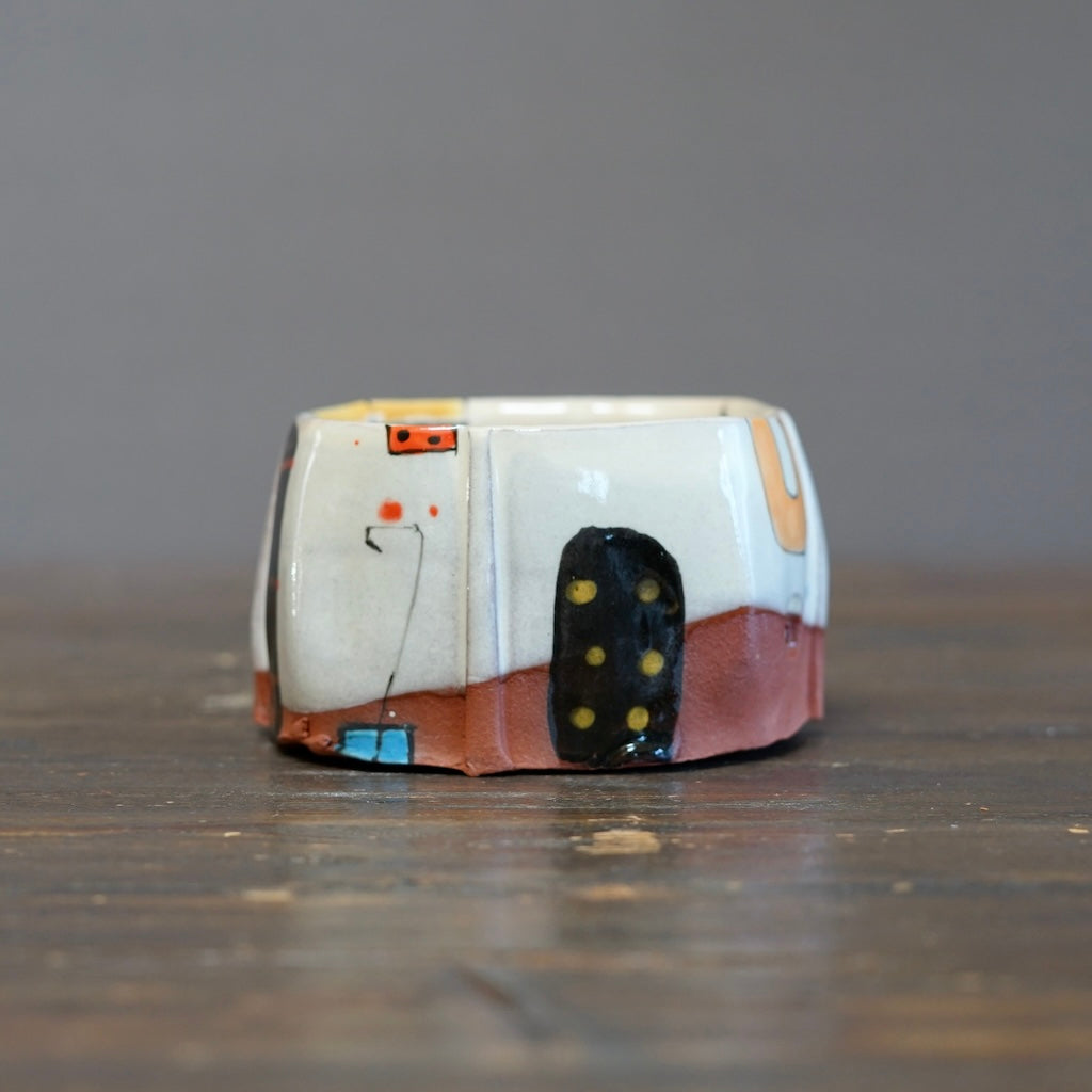 "Schematics" Square Bowl #BC95C