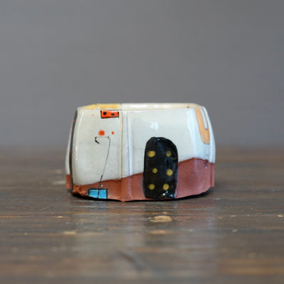 "Schematics" Square Bowl #BC95C