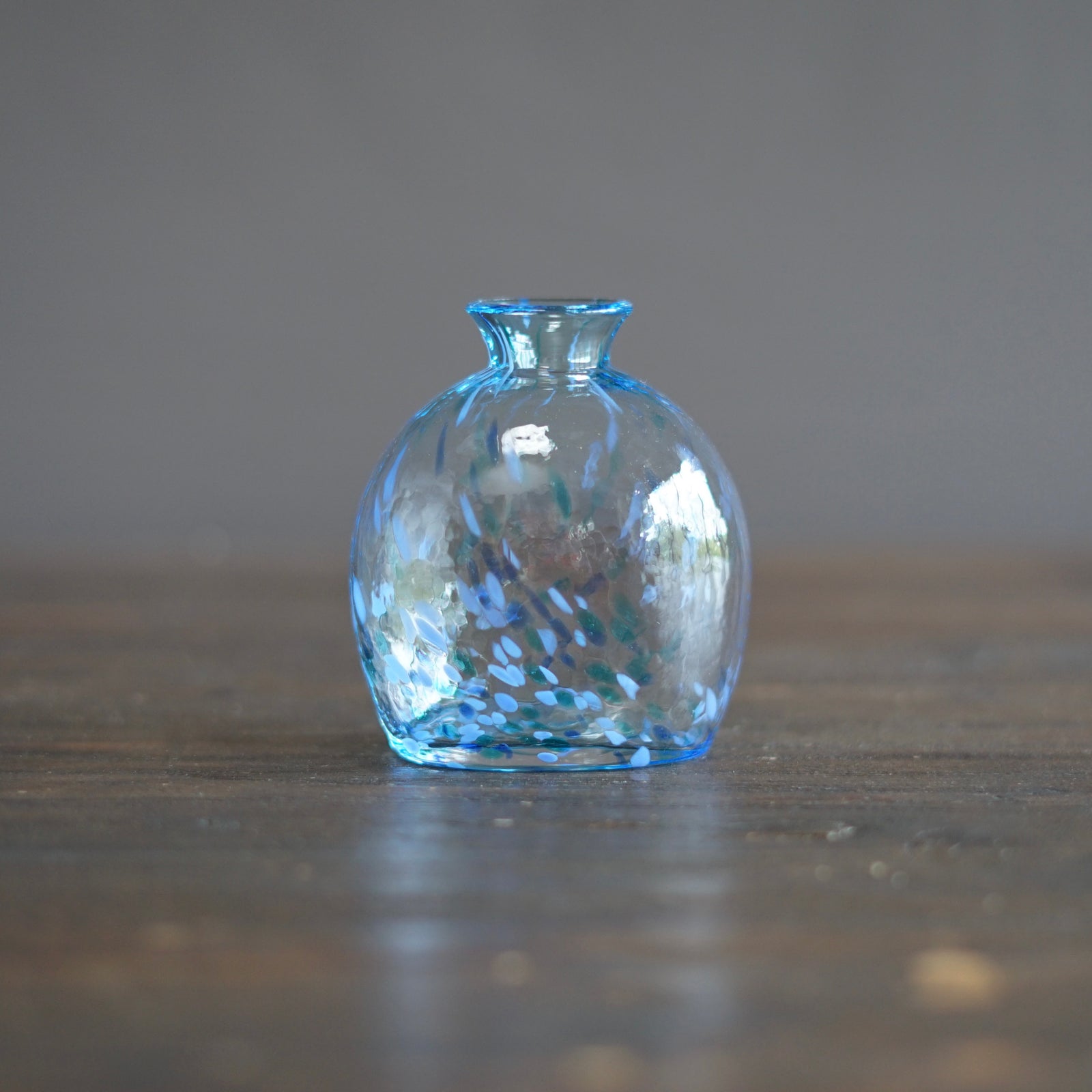 Blue Petal Bud Vase #MZ22