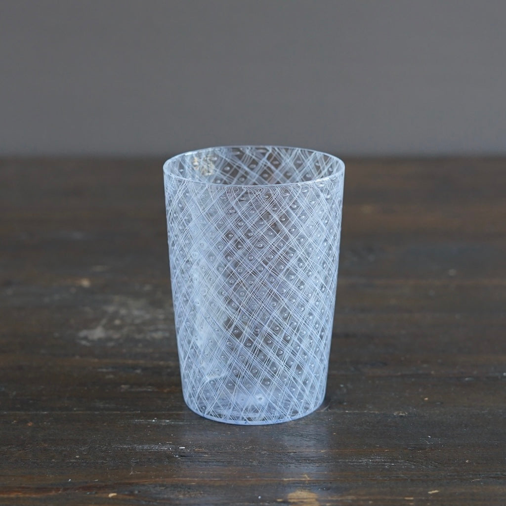 White Reticello Cup #NS4