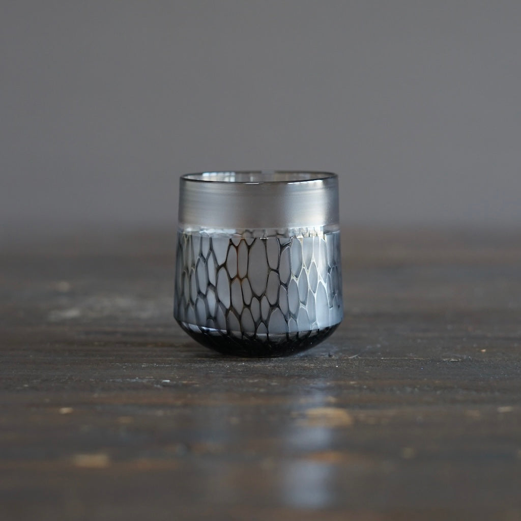 Multifaceted Black GUINOMI Sake Cup #NS5