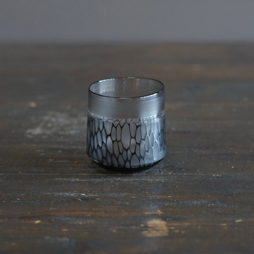 Multifaceted Black GUINOMI Sake Cup #NS5
