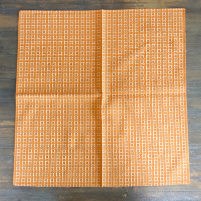 SQ Stitches Orange Dinner Napkin