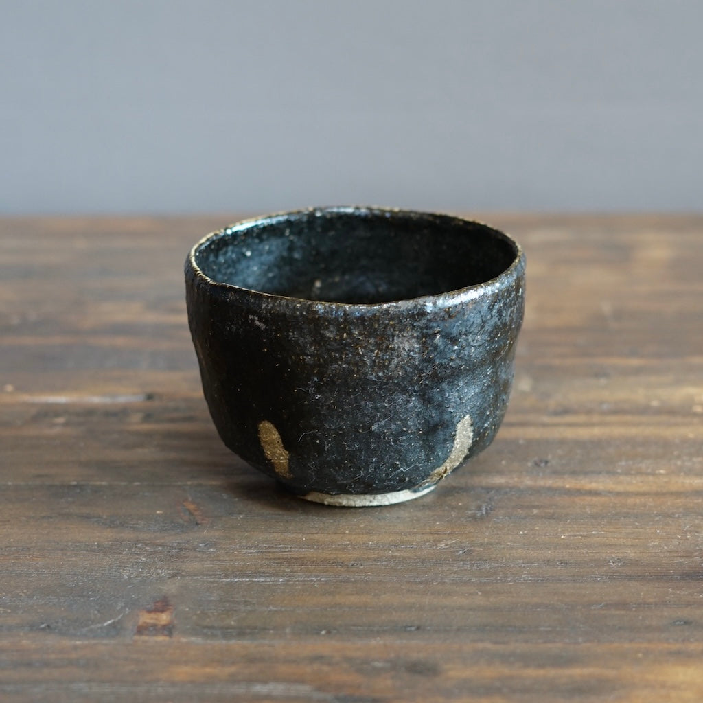 HIKIDASHI-GURO Tea Ceremony Bowl #FQ692B