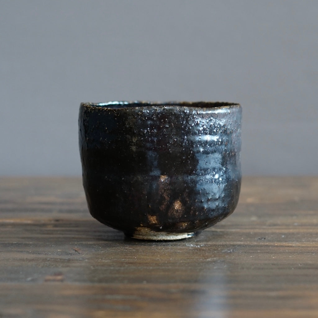 HIKIDASHI-GURO Tea Ceremony Bowl #FQ692C