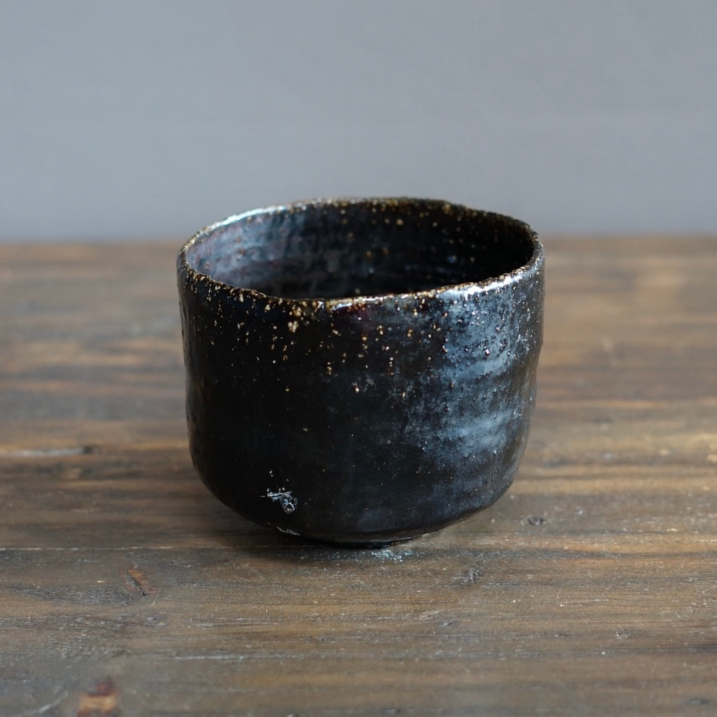 HIKIDASHI-GURO Tea Ceremony Bowl #FQ692C