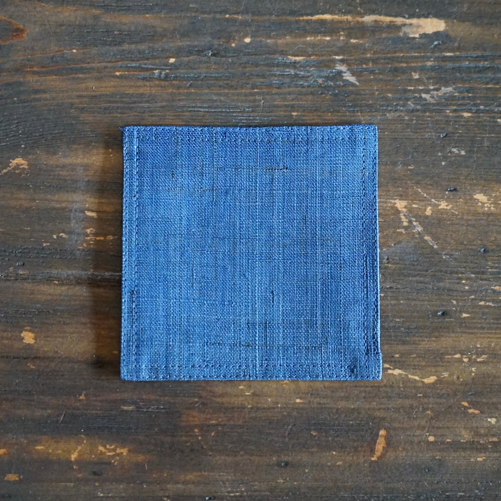 Linen Coaster Classic Blue