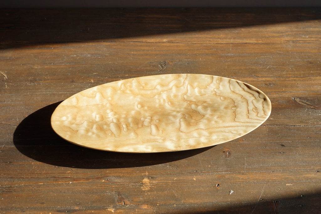 Hand Carved Oval Serving Platter #YT48