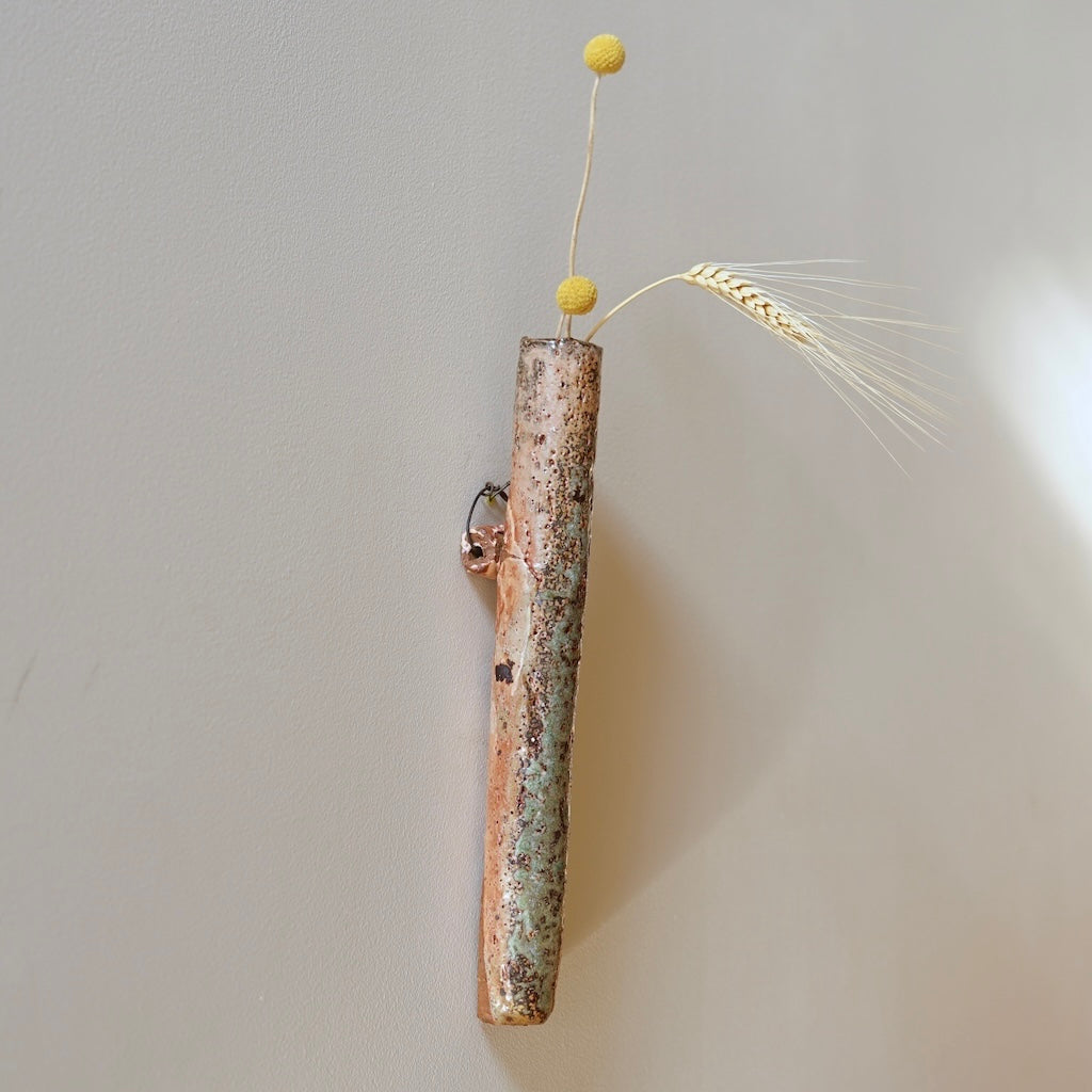 Wood Fired Hanging Flower Vase #FQ745A
