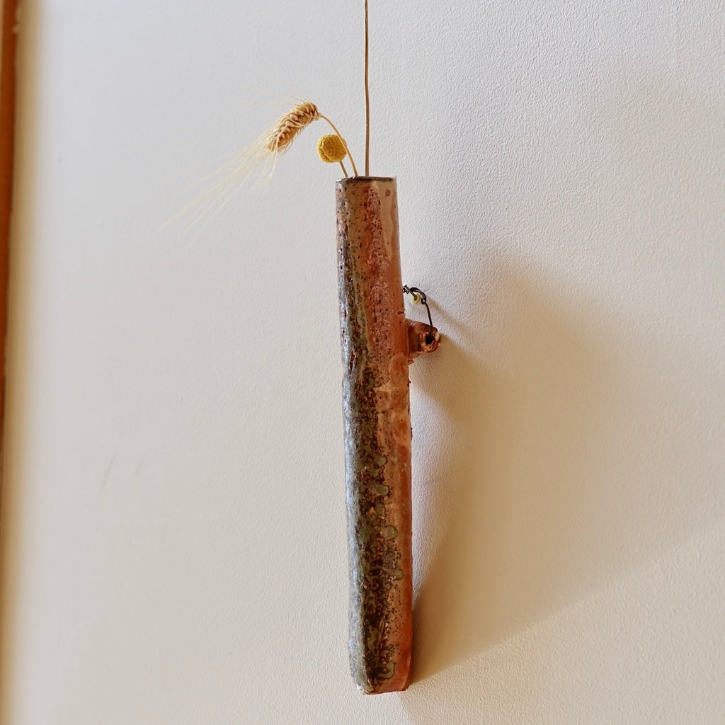 Wood Fired Hanging Flower Vase #FQ745A