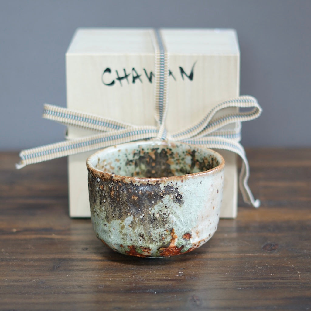 Wood Fired Tea Ceremony Bowl #FQ691A