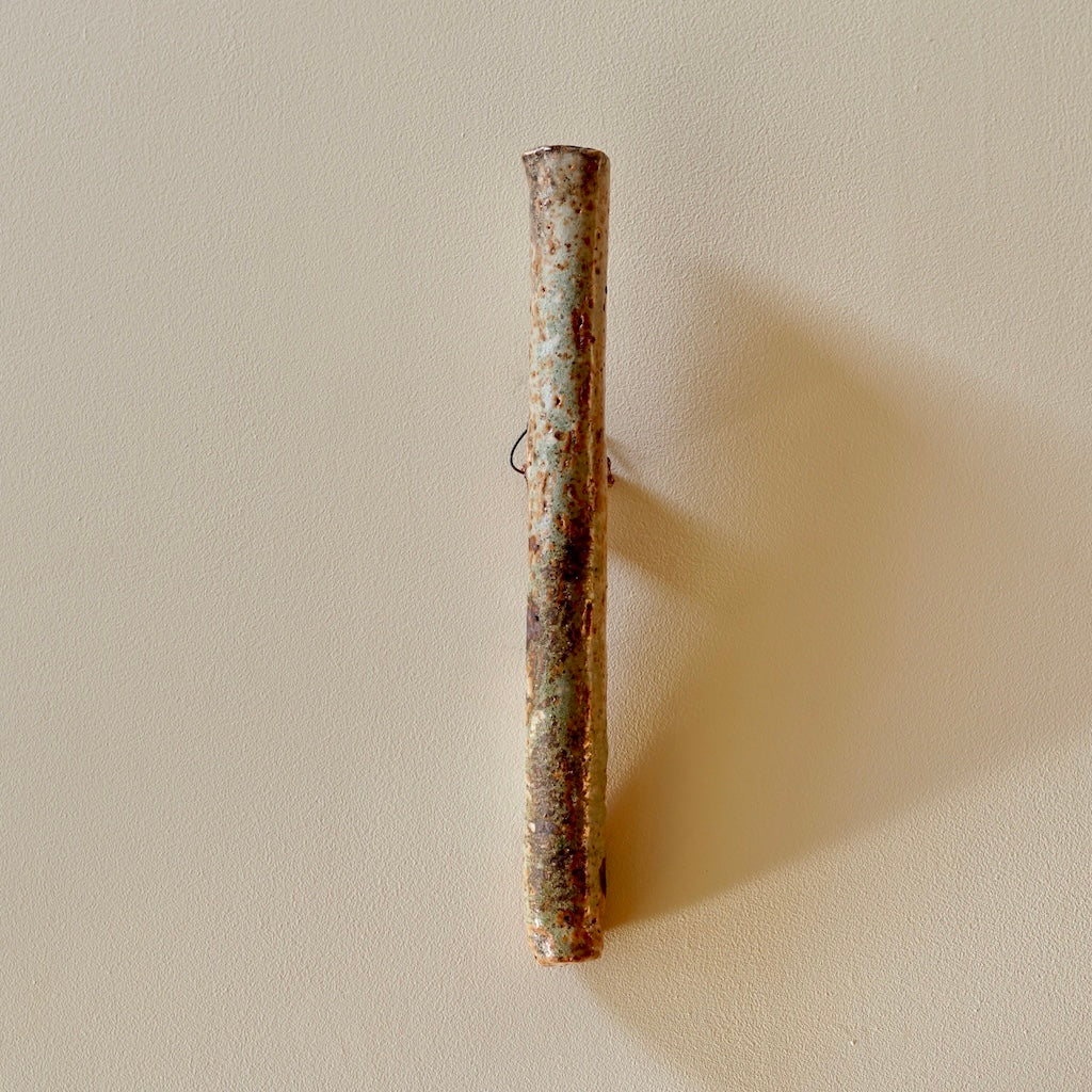Large Wood Fired Hanging Flower Vase #FQ744B