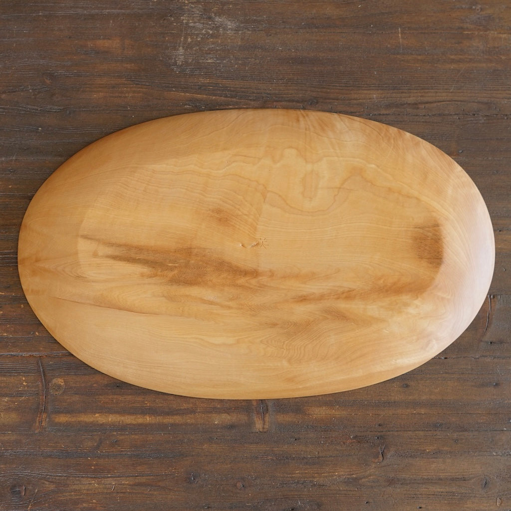 Hand Carved Oval Serving Platter #YT46