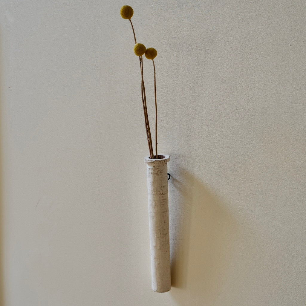 White Hanging Flower Vase #FGG20