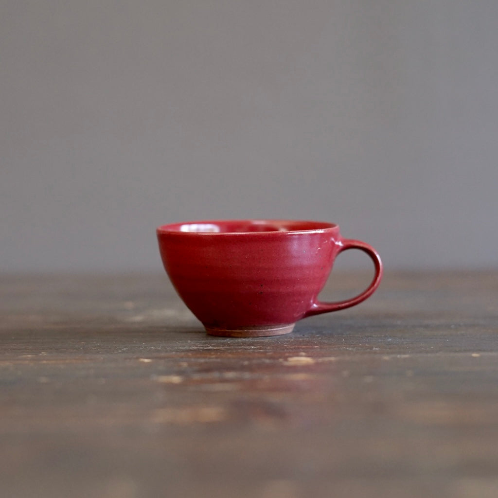 Wood Fired Red Mug #SY103