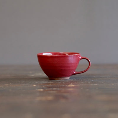 Wood Fired Red Mug #SY103