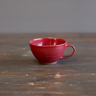 Wood Fired Red Mug #SY103
