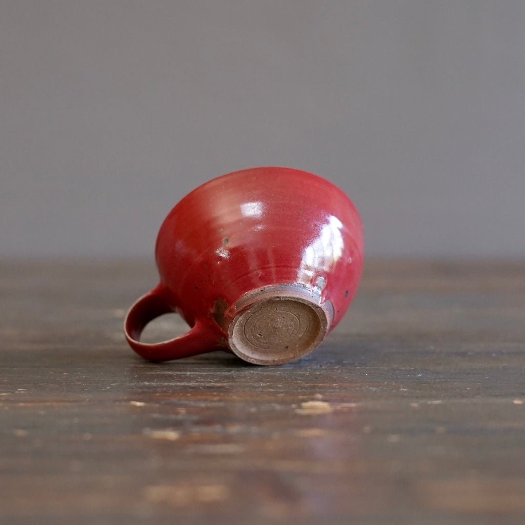 Wood Fired Red Mug #SY103