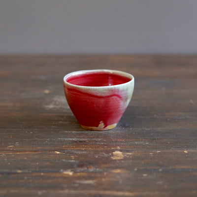 Wood Fired Red Mug #SY104