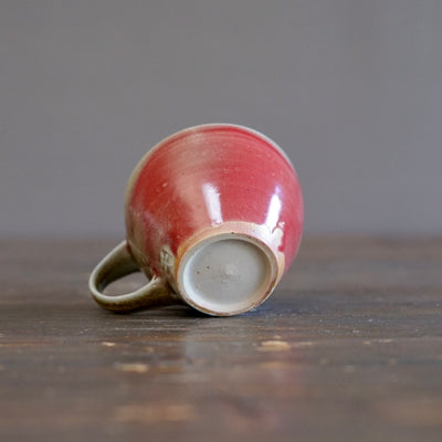 Wood Fired Red Mug #SY104