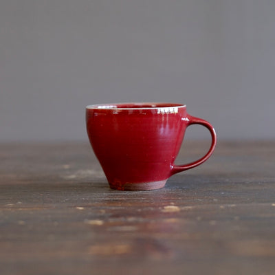 Wood Fired Red Mug #SY105