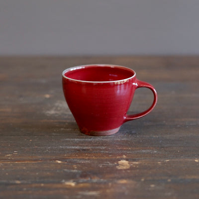 Wood Fired Red Mug #SY105