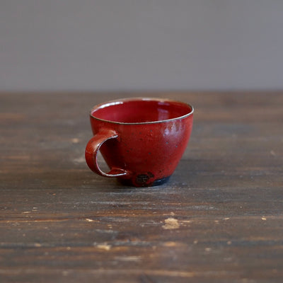 Wood Fired Red Mug #SY106
