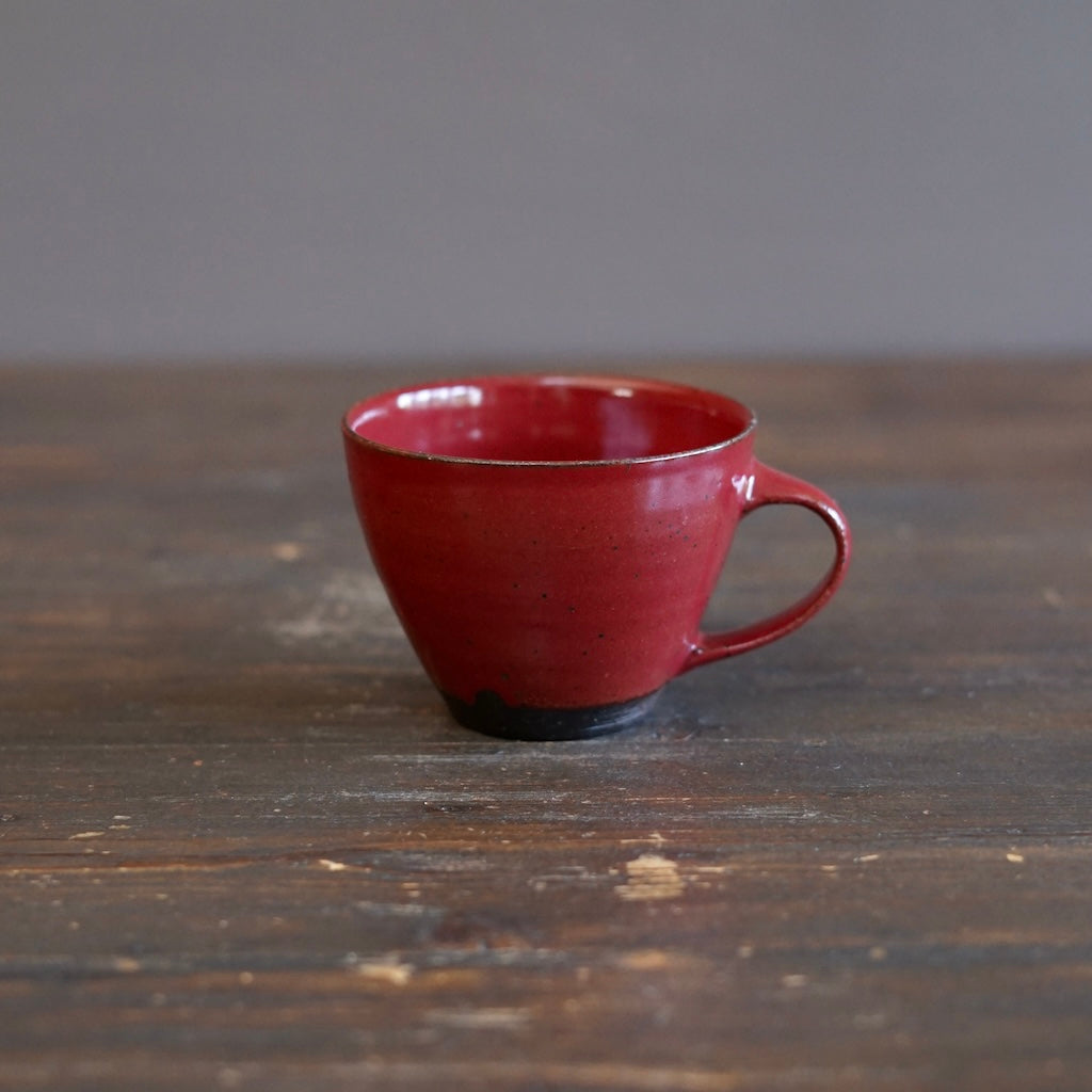 Wood Fired Red Mug #SY107