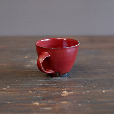 Wood Fired Red Mug #SY107