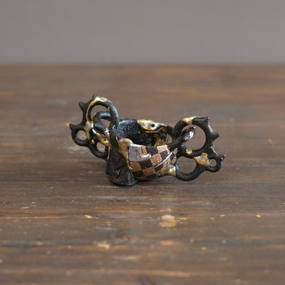 Gilded Antlers GUINOMI Sake Cup #HT531