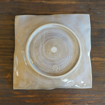 White Square Serving Plate #UM78A