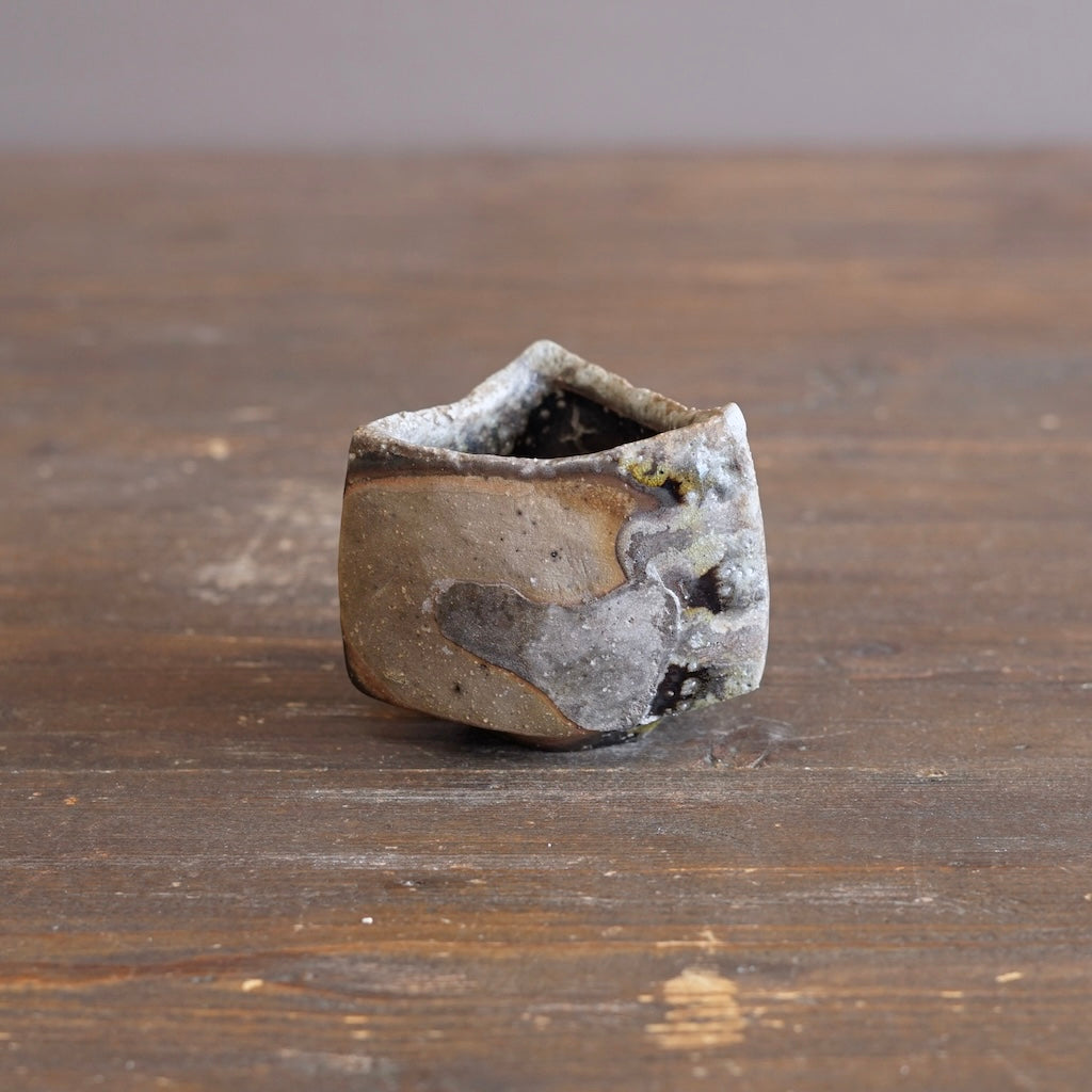 Ceramic Sculpture / GUINOMI Sake Cup #TR297