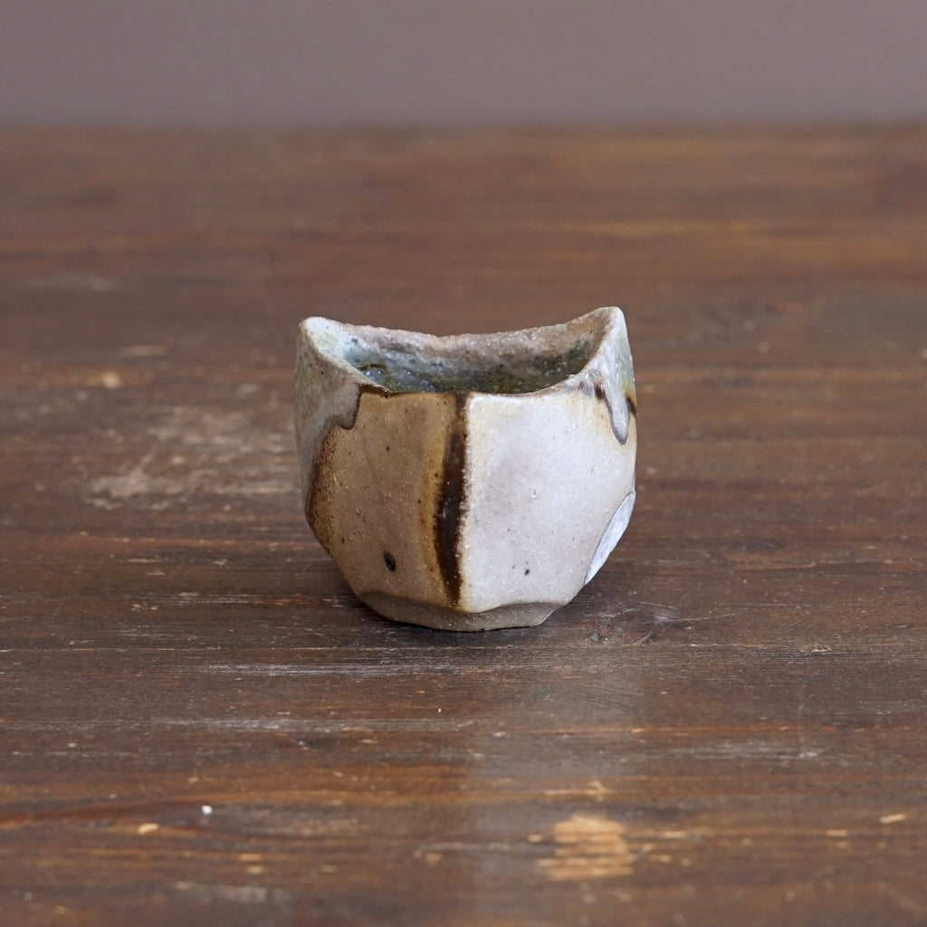 Ceramic Sculpture / GUINOMI Sake Cup #TR299