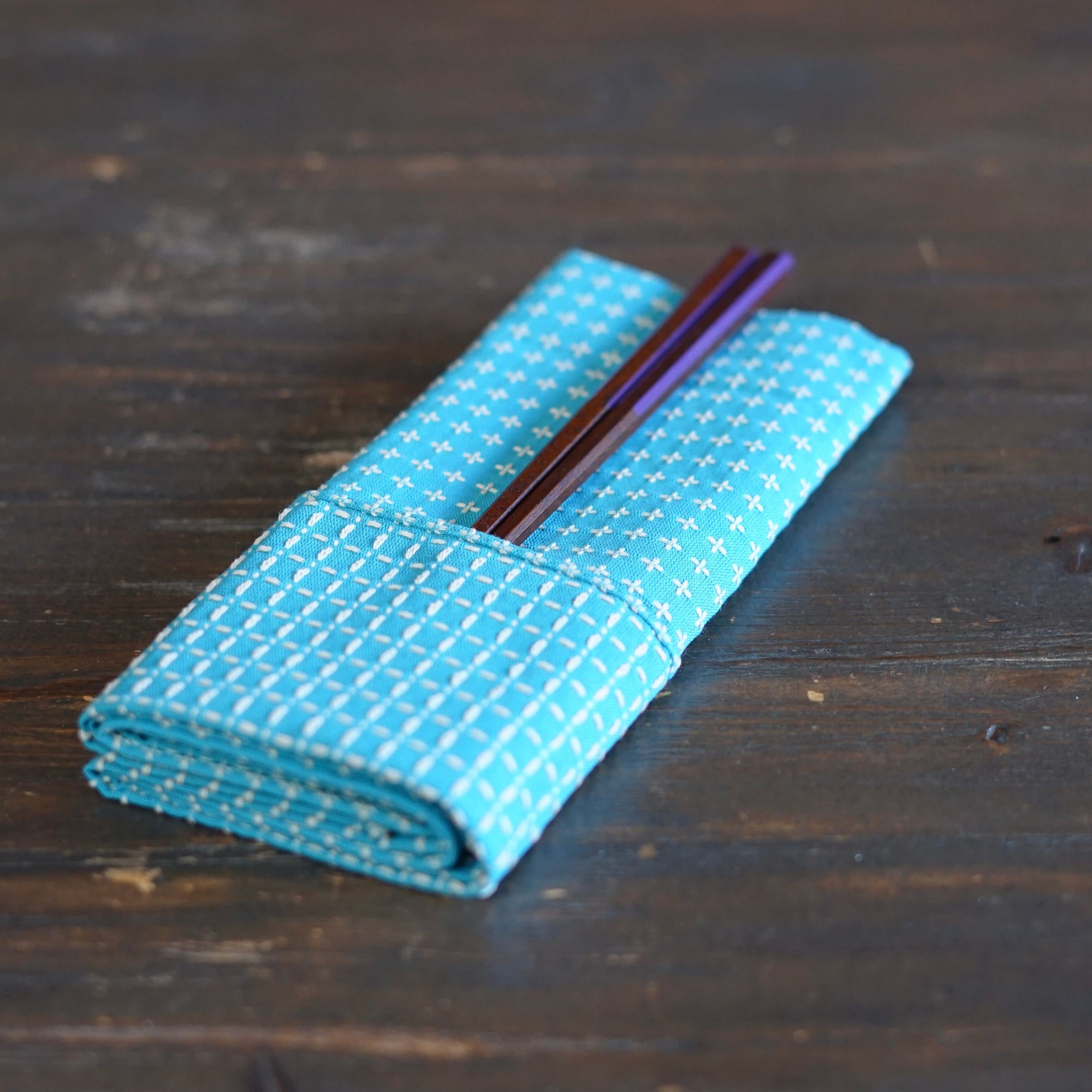 JUJISASHIKO Sky Blue Dinner Napkin