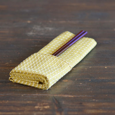 JUJISASHIKO Karashi Yellow Dinner Napkin