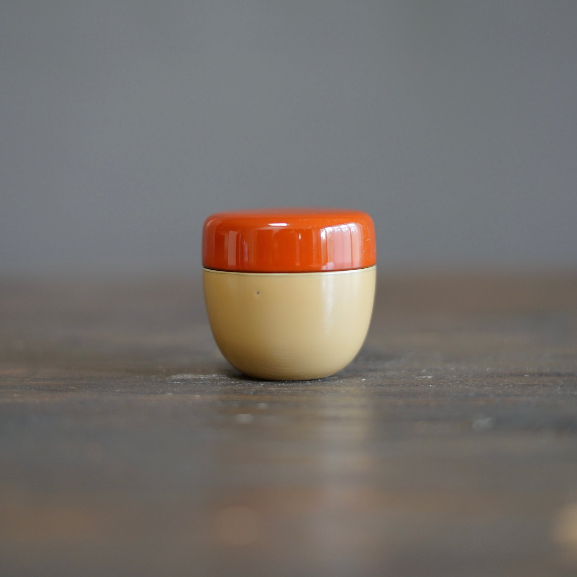 Small Red NATSUME Matcha Container #KU38B